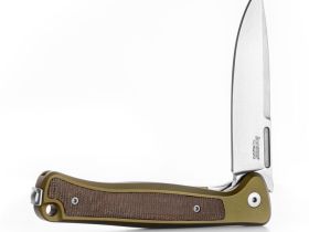 Складной нож LionSteel Skinny Aluminium, сталь MagnaCut, рукоять алюминий/микарта, зеленый