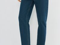 Прямые джинсы, Синий