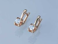 Серьги из красного золота э0212сг06200855