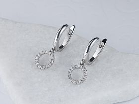 Серьги из серебра э0612сг01183300