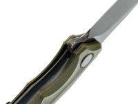 Складной нож Petrified Fish Hairtail, сталь K110, рукоять микарта