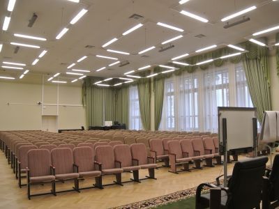 Зал, в котором выступал Ленин Владимир Ильич в 1918 г.