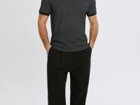 Однотонное поло из хлопка