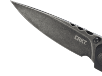 Полуавтоматический складной нож Fast Lane, CRKT 7045, сталь 8Cr14MoV Black Stonewashed, рукоять G10