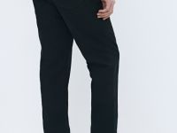 Брюки «5 карманов» Slim из твила, Черный