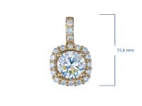 Подвеска из желтого золота э0312пд08191300