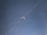 Браслет из серебра с бриллиантом э0601бр07172100