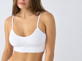 Базовый топ в рубчик, Белый