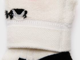 Термоноски трикотажные для девочек (низкие махровые)