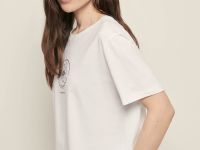 Футболка прямого силуэта с принтом