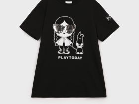 Фуфайка трикотажная для девочек (футболка)