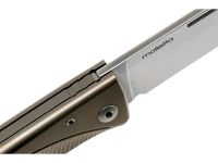 Складной нож LionSteel Thrill, сталь M390, рукоять Bronze titanium