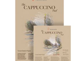Альбом-склейка для набросков Hahnem?hle "The Cappuccino Pad" A4 30 л 120 г, светло-коричневый