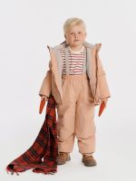 Брюки демисезонные на подтяжках Flint Almond beige