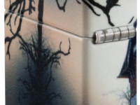 Зажигалка ZIPPO Horror House с покрытием 540 Matte, латунь/сталь, белая, 38x13x57 мм