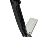 Складной нож Obertech ns-02 Tanto satin, сталь VG-10, рукоять G10, черный