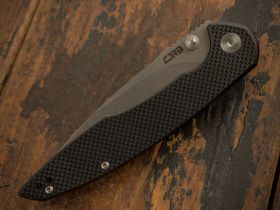 Складной нож CJRB Centros, сталь D2, рукоять G10, Black