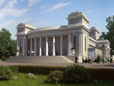 Здание Малаховского летнего театра