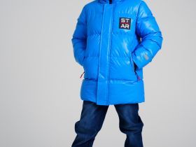 Куртка текстильная с полиуретановым покрытием для мальчиков