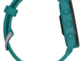 Смарт-часы Garmin Forerunner 165 Music Turquoise Bezel with Aqua Silicone Band (010-02863-32)