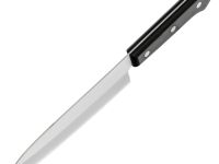 Кухонный Шеф нож Сантоку Tojiro Western Knife F-316, сталь VG-10, рукоять стабилизированная древесина, черный