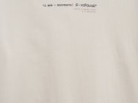 Футболка из джерси с текстовым принтом  , Белый