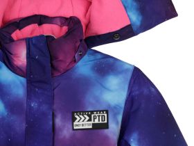 Зимний комбинезон из мембранной ткани для девочки