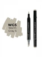 Маркер двухсторонний на спиртовой основе Sketchmarker Brush Цвет Теплый серый 5