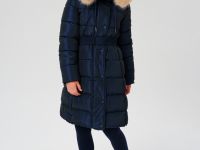 Пальто текстильное с полиуретановым покрытием для девочек