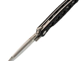 Складной нож НОКС Оса, сталь AUS-8, рукоять G10, черный