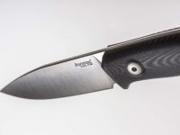 Нож с фиксированным клинком LionSteel M1 GBK, сталь M390, рукоять G10, черный