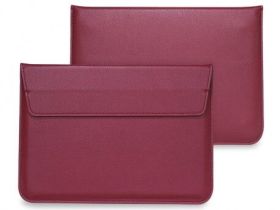 Чехол-конверт PALMEXX MacBag для Apple MacBook Air 13.3" (2018-2021) искусственная кожа (бордовый)