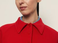 Толстовка из хлопка с отложным воротником