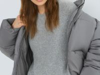 Джемпер из пряжи с шерстью альпака, Серый