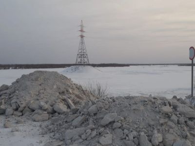 Несанкционированные выезды к реке Лене со стороны Якутска заблокировали
