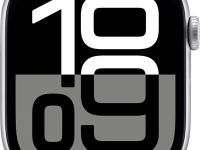 Умные часы Apple Watch Series 10 46mm Silver Aluminium Case с синим ремешком S/M