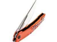 Складной нож Nimo Knives R7 Orange, сталь D2, алюминий