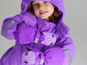 Комбинезон текстильный с полиуретановым покрытием для девочек