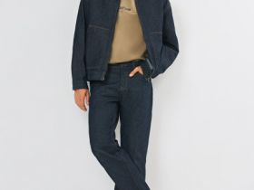 Джинсовая куртка, Синий