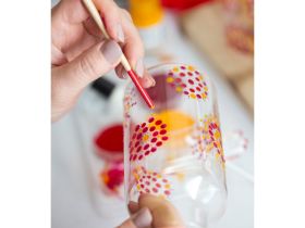 Набор красок для стекла и керамики Talens "Art Creation" полупрозрачная 4 цв*30 мл синие оттенки