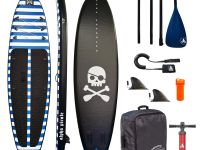 Надувная доска для SUP-бординга ALPHA SUPBOARD PIRATE 10 COMPACT BLUE/BLACK