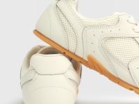 Кроссовки из натуральной кожи, Белый