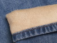 Утеплённые джинсы для девочек, Синий