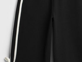 Шорты с контрастными бантами для девочек, Черный