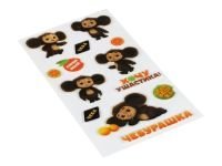 Наклейки гелевые Мульти-Пульти "Чеба", 12 наклеек