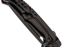 Складной нож НОКС Кугуар, сталь D2, рукоять титан/G10, красный