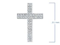 Подвеска из белого золота с бриллиантами э4701пд05210107