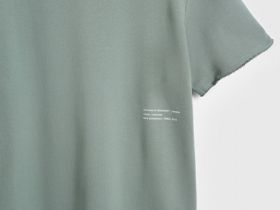 Футболка с текстовым принтом, Зеленый