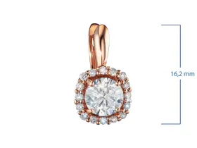 Серьги из красного золота э0212сг11200607