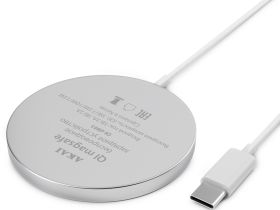 Беспроводное зарядное устройство Akai CH-6W03 Qi 15 Вт Белое